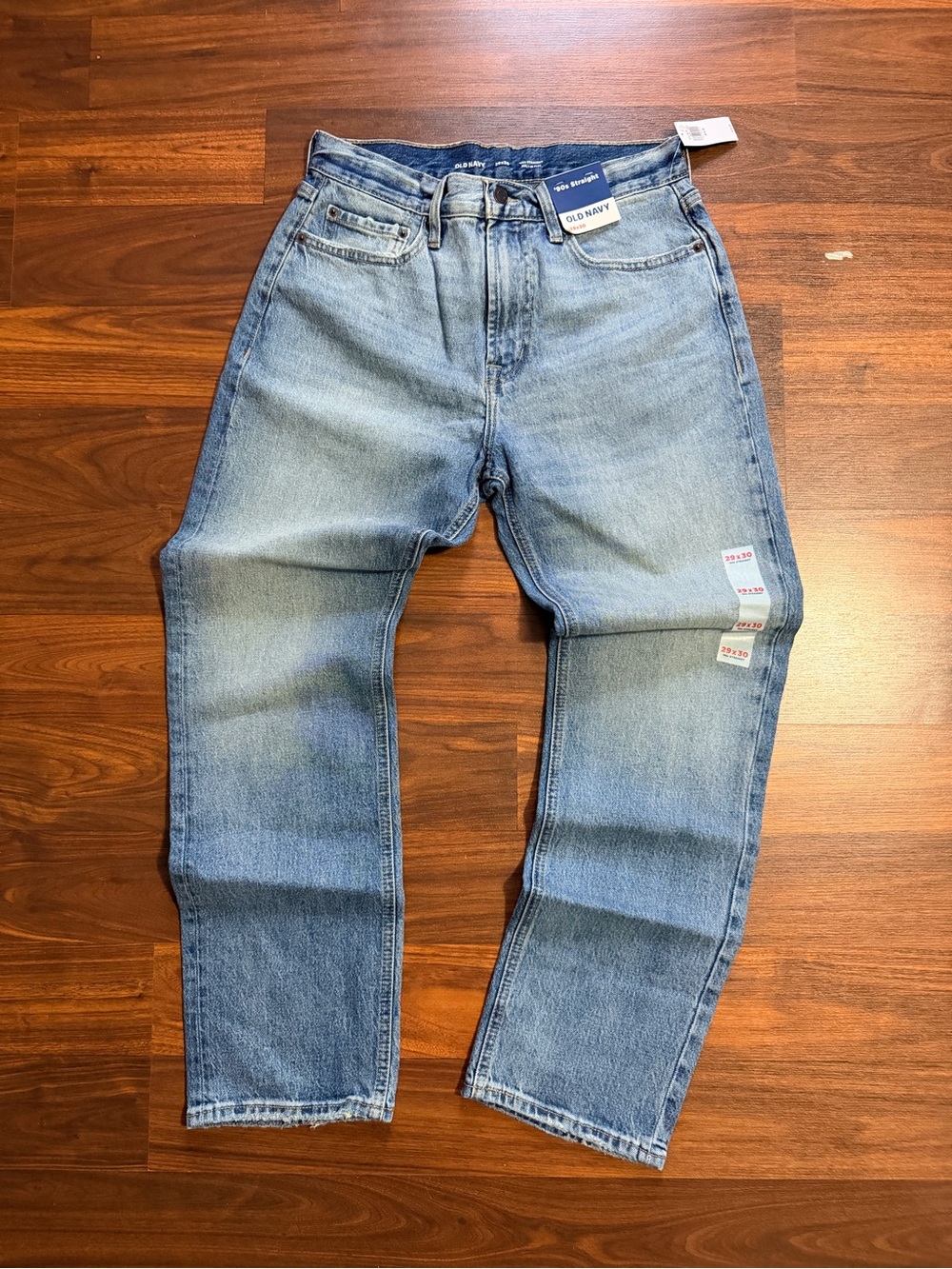 Old Navy Men’s Light Blue 90s Straight Fit Jeans